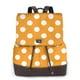 thumbnail image 1 of Fotbe Orange And White Polka Dot Mochila Bolso con Estampado para Mujer, Mochila Antirrobo de Nylon Impermeable, Bolsa Ligera de Hombro, 1 of 4