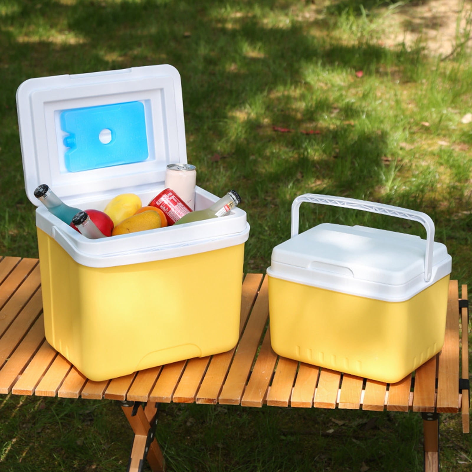6L Camping Insulated Coolers Box Ice Coolers Bucket Leakproof Storage Container Large Capacity Freezers Easy to Use
