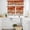 Burnt Orange, variant on Purple Coastal Kitchen Curtains Sets for Windows 24 Inch Length, Summer Beach Nautical Abstract Art Rod Pocket Window Treatments Tier Curtains and Valances Set for Bedroom/Bathroom