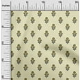 thumbnail image 1 of oneOone Silk Tabby Fabric Leaves & Floral Block Fabric Prints By Yard 42 Inch Wide, 1 of 4