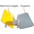 thumbnail image 3 of x Extensión de visera para coche para día y noche, visera amarilla ajustable a 180° que reduce el deslumbramiento y bloquea la luz solar, accesorio extraíble para coche 320 * 140 mm, 3 of 5