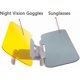 thumbnail image 3 of x Extensión de visera para coche para día y noche, visera amarilla ajustable a 180° que reduce el deslumbramiento y bloquea la luz solar, accesorio extraíble para coche 320 * 140 mm, 3 of 5