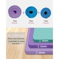 thumbnail image 5 of YR Extra Thick Yoga Mat 1 inch Large Wide Exercise Mat for Kids Senior Home Gym Workout, 78x51 inches, Pruple, 5 of 9