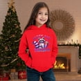 thumbnail image 2 of PMVFHDE Liquidation Chandail en Molleton à Col Rond pour Filles Mode Hiver pour Enfants Imprimé Animal Chandail à Capuchon Chaud Confortable pour Garçons et Filles Automne Chandail en Molleton, Rouge, 5-6 Ans, 2 of 4