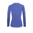 thumbnail image 2 of ACTIVE UNIFORMS Women's Under Scrub Tee Crew Neck Long Sleeve T-Shirt 2 - Pack (Ceil Blue, XX-Large), 2 of 6