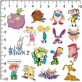 thumbnail image 2 of Nickelodeon 90'S Sticker Pack Die Cut Vinyl Large Deluxe Stickers Variety Pack - Laptop, Water Bottle, Scrapbooking, Tablet, Skateboard, Indoor/Outdoor - Set of 50, 2 of 6