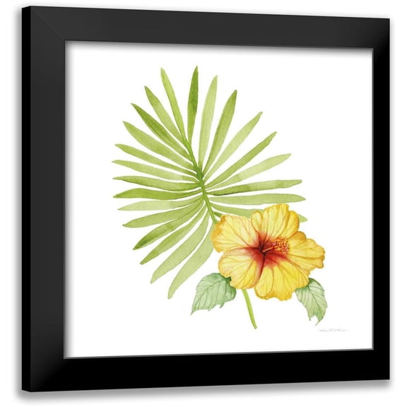 McKenna, Kathleen Parr 12x12 Black Modern Framed Museum Art Print Titled - Treasures of the Tropics XI