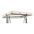 thumbnail image 3 of Outdoor Swing Chair Canopy Courtyard Waterproof And Dustproof Swing Sunshade, 3 of 9