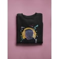 thumbnail image 3 of Retro Wave Style Smiling Girl Sweatshirt Women -Image by Shutterstock, Female 5X-Large, 3 of 4