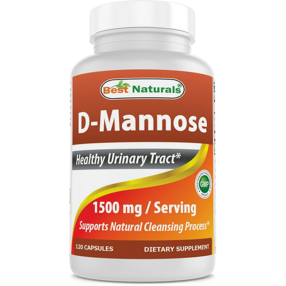 Best Naturals DMannose Capsules Urinary Tract Cleanse Supplement