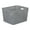 Grey, variant on Simplify Resin Herringbone Storage Bin Tote in Blue