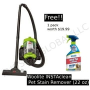 Bissell Zing® Bagless Canister Vacuum ( 2156A)+ Free (Woolite® INSTAclean™ Pet Stain Remover (22 oz) (1684))
