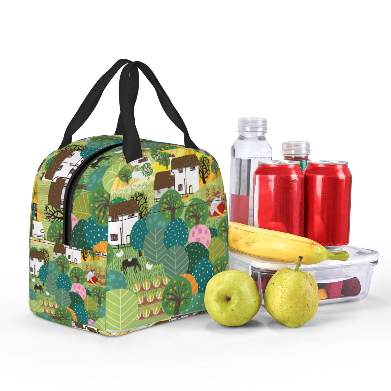 Harry Potter Hedwig Lunchbag – Isolierte Brotdose, Rot, Mit Eulen-Design, Für Schule & Freizeit