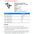 thumbnail image 2 of Front Lower Control Arm Set - Compatible with 2008 - 2017 Buick Enclave 2009 2010 2011 2012 2013 2014 2015 2016, 2 of 2