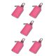 thumbnail image 1 of Sonducket Cartera de cuero portátil playa escuela llaves almacenamiento monedero moda tarjeta de crédito cierre de cremallera bolsillo titular rosa Type2 NO2 Sonducket CBP318972, 1 of 5