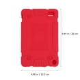 thumbnail image 5 of WHAMVOX Silicone Shockproof Hybrid Hard Case Cover Stand Holder for E-book Tablet Red, 5 of 8