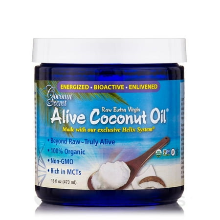 Coconut Secret Raw Extra Virgin Alive Coconut Oil, 16 Fl