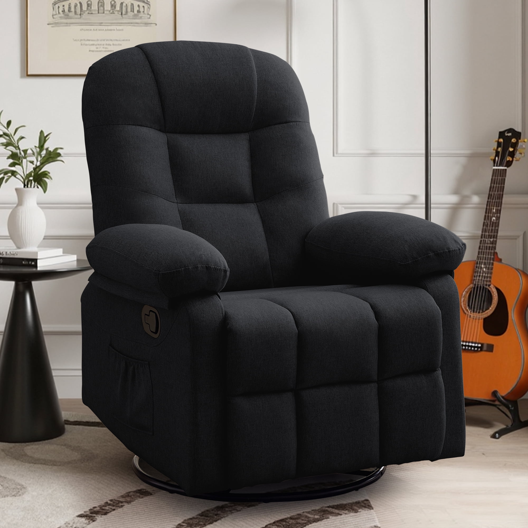 Smaller Rocker Recliners Korser Manual Swivel Rocker Recliner Chair for Living Room,Small ...