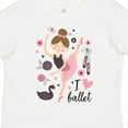 thumbnail image 4 of Inktastic Ballerina I Love Ballet Dance Girls Toddler T-Shirt, 4 of 5