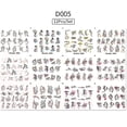 thumbnail image 1 of Nail Art Watermark Sticker Set 12 Sheets, A Set Of Butterfly, Fruit Lace, Colorful Flower Nail Stickers, 1 of 3