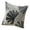 Grey_45 45cm, variant on Leaf Pattern Jacquard Cushion Cover Blended Linen Fabric Hidding Zippers Closure Design Pillow Case For Interior Decors