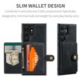 thumbnail image 2 of Compatible for Samsung Galaxy S25 Ultra Magsafe 2 in 1 Detachable Wallet Case Card Holder Women Men,Magnetic PU Leather RFID Blocking Flip Kickstand Credit Slots For Samsung Galaxy S25 Ultra,Black, 2 of 7