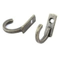 thumbnail image 3 of Uxcell Brush Key Metal Wall Mounted Single Hook Hanger Bronze Tone 24mm x 18mm 12pcs, 3 of 5