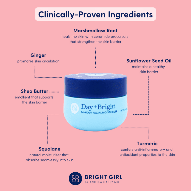 Bright Girl Day + Bright Facial Moisturizer for Teen Skin, 1.7 oz