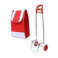 thumbnail image 4 of Colaxi Shopping Cart with Wheels,Folding Grocery Cart Grocery Cart Trolley Bag Rolling Shopping Bag for Moving, Home,Seniors,Camping White Single Wheel, 4 of 8