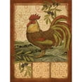 thumbnail image 3 of Brent, Paul 15x18 Black Modern Framed Museum Art Print Titled - Tuscan Rooster I, 3 of 5