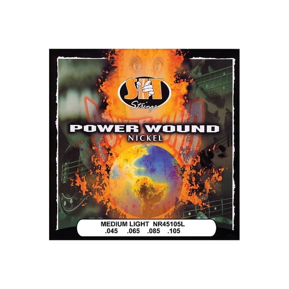 SIT Strings NR45105L Medium Light Power Wound Nickel Bass Strings