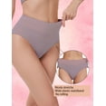 thumbnail image 6 of 4 Pack Tummy Light Control Shapewear Underwear for Women- High Waisted Underwear Butt Lifter Slimming Briefs Sport Breathable Panty for Ladies, 6 of 6
