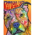thumbnail image 2 of Dean Russo Collection 26x32 White Modern Wood Framed Museum Art Print Titled - Pit Bull Luv, 2 of 4