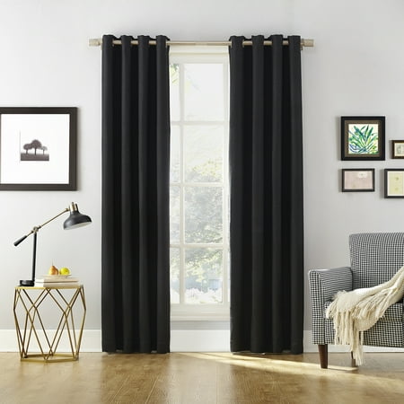 Sun Zero Baxter Home Theater Grade Extreme 100% Blackout Curtain (Best Curtain Track System)