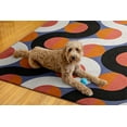 thumbnail image 4 of Linon Outdoor Washable Area Rug Collection, Orange and Pink, 5' x 7', 4 of 8