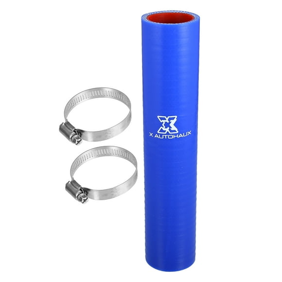 Unique Bargains 1.26' ID 7.87' Length Straight Silicone Reducer Hose Coupler Intercooler Tube Blue for Car