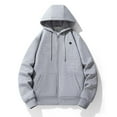 thumbnail image 4 of SGFCWSX Men Heated Thermal Hoodie Jacket for Winter Outdoor Gray Size 4XL, 4 of 9