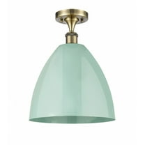 Innovations Lighting - Plymouth Dome - 1 Light Semi-Flush Mount In Industrial