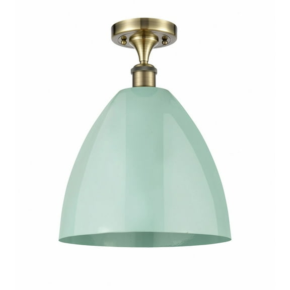 Innovations Lighting - Plymouth Dome - 1 Light Semi-Flush Mount In Industrial