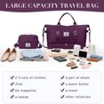thumbnail image 6 of Gynky Travel Duffle Bag Set 2 Pack Weekender Bags for Women with Shoe Compartment Carry On Overnight Gym Duffel Bags with Wet Pocket Hospital Bags for Labor and Delivery, 6 of 8