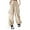 Beige, variant on Women's Pants Plus Size Clearance Under $10 Solid Color Spring-summer Straight Stretch Denim Pants Women's Dance Versatile Trousers