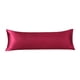 thumbnail image 1 of Numerosas fundas de almohada de seda satinada Funda de almohada de seda satinada adecuada para cabello y piel Tamaño estándar 51x137cm Con cremallera oculta Suave transpirable vidrioso y fresco, 1 of 4