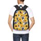 thumbnail image 4 of Balery Blue Striped Sunflower Mochila para hombre y mujer - Tela Oxford 600D resistente - Gran capacidad, resistente al agua, ideal para la escuela, viajes y senderismo, 4 of 6