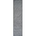 thumbnail image 3 of JONATHAN Y IBIZA 2 x 8 Runner Rug, Portmany Neutral Diamond Trellis - Dark Gray, IBZ104A-28, 3 of 10