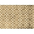 thumbnail image 1 of Ahgly Company Indoor Rectangle Trellis Brown Modern Area Rugs, 2' x 4', 1 of 4