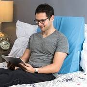 DMI Bed Wedge Pillow and Triangle Wedge with Elevated Incline for Neck Pain, Headaches, Reflux, Shoulders, Back Pain, Foot Support, Restless Leg Syndrome, 24x24x12 inches