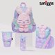 thumbnail image 2 of Mochila escolar australiana genuina Smiggle con forma de conejo ángel morado, mochila mediana para niños, taza de agua, estuche retráctil para bolígrafos, regalo para estudiantes, 2 of 5