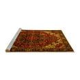 thumbnail image 2 of Ahgly Company Machine Washable Indoor Round Persian Yellow Traditional Area Rugs, 8' Round, 2 of 4