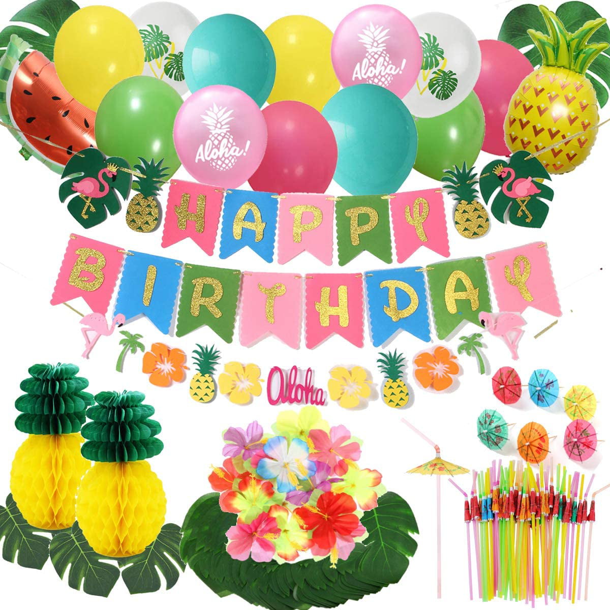 Ha Tropical Birthday Party Tropical Decor Summer Shower Pineapple Tablecover