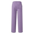 thumbnail image 5 of GBSYEWXS Children Boys Casual Pants Straight-Leg Solid Color Fashion Cute Ankle Pants Purple Size 5-6 Years, 5 of 5